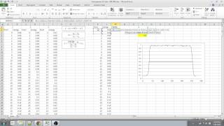 Excel  FWHM Through Linear Interpolation [upl. by Aivatnuhs]