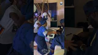 Watch how Omo bortys new husband made dollars rain on his wife on their wedding day vdm shorts [upl. by Mayfield]