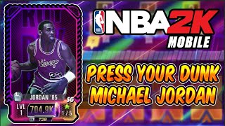 PRESS YOUR DUNK JORDAN ROOKIES OF THE YEAR   NBA 2K Mobile S6 Jordan PYD [upl. by Cassidy]