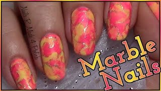 Marmorierte Nägel schnell amp einfach selber machen  Simple Chic nail art design [upl. by Penrose857]