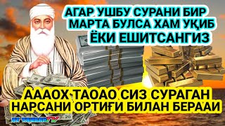 Ишингиз бароридан келиб Омад келиши учун кучли дуоРизқ олиб келади [upl. by Vickie795]