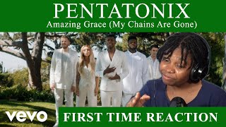 First Time Reaction  Pentatonix  Amazing Grace My Chains Are Gone [upl. by Maren918]