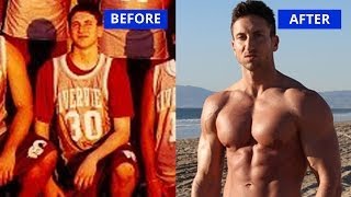 Ectomorph Body Transformation How I Gained 60 Pounds Of Muscle Weight Before amp After [upl. by Trebleht]