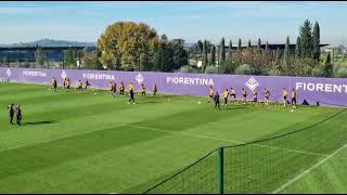 Fiorentina  rifinitura al Viola Park in vista dellAPOEL Nicosia [upl. by Nyliram]