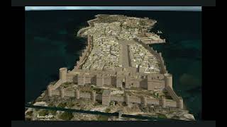 A virtual reconstruction of the Fatimid city of Mahdia [upl. by Eamanna]