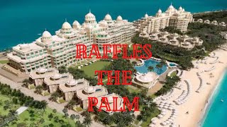 Raffles The Palm Dubai Hotel amp Room Tour [upl. by Akelam]