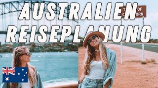 AUSTRALIEN REISEPLANUNG I Tipps Budget Reiseroute amp ALLES was du wissen musst Reiseführer Urlaub [upl. by Attennek]