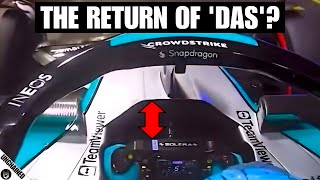 Is The DAS System Back In F1 On The Mercedes W15 [upl. by Adnalahs62]