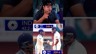 Ravi ashwin and jadeja show 😱🔥 ashwin jadeja india abcricinfo viratkohli rohitsharma [upl. by Iruj]