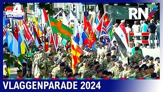 Vlaggenparade in beeld  4DAAGSE 2024 [upl. by Byrann]