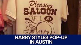 Harry Styles Pleasing brand opens popup store in Austin  FOX 7 Austin [upl. by Disharoon]