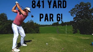 Playing The LONGEST HOLE IN AMERICA 841 YARDS The Longest 9 Meadows Farms Golf Course Ep 29 [upl. by Kenwrick]