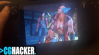 How To Fight with Jin Kazama Tekken 7 on STEAM DECK [upl. by Cloe]