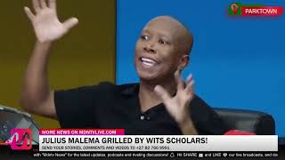 Julius Malema Grilled By Wits Scholars Watch Him Sweat PART 2 [upl. by Muraida]