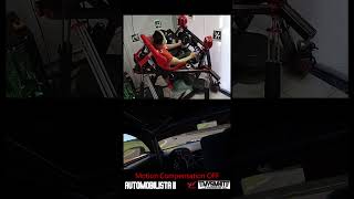 6DOF Dynamic motion simulator  Racing  importance of motion compensation [upl. by Elok]