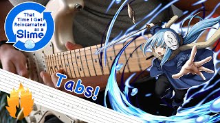 【TABS】MindaRyn  Like Flames Guitar Lesson  That Time I Got Reincarnated as a Slime 転生したらスライムだった件 [upl. by Oigimer]