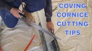 DIY Coving Cornice Cutting Tips for Beginners [upl. by Ayhay]