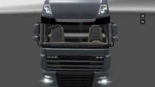 LED Strips for DAF XF ETS 2 Mod [upl. by Leasi]