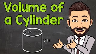 How to Find the Volume of a Cylinder  Math with Mr J [upl. by Hedelman90]