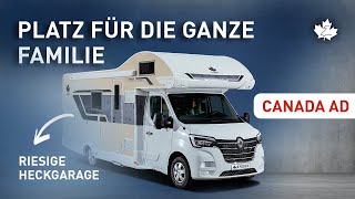 Platz für die ganze Familie  riesige Heckgarage im Ahorn Camp Canada AD [upl. by Grayson]