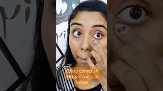 Colour Correction Tutorial step by stepBeginners friendly makeup makeuocorrection kajalmakeover [upl. by Inneg]