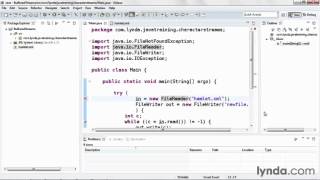 java tutorial Using Buffered Streams [upl. by Concordia]