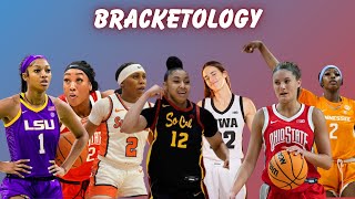 WOMENS BRACKETOLOGY  As of March 12 2024  2024 NCAA TOURNAMENT [upl. by Enairda]