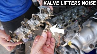 VALVE LIFTERS NOISE CAUSE AND FIX JEEP CHEROKEE COMPASS RENEGADE 24 NOISY VALVES COLD ENGINE [upl. by Nisen216]