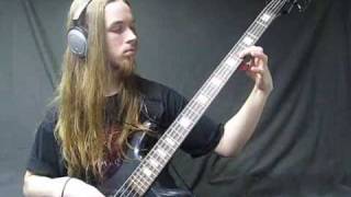 Dying Fetus  Grotesque Impalement on bass guitar [upl. by Rabassa]