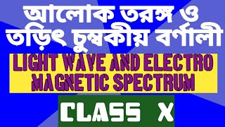 আলোক তরঙ্গ ও তড়িৎ চুম্বকীয় বর্ণালী light wave and electromagnetic spectrum [upl. by Ardnikat]