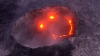 Kilauea eruptions 2018 Hawaii volcano steam devils columns of steam face in lava lava flow [upl. by Reckford]