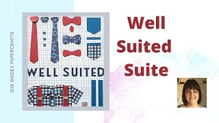 Stampin’ Up Well Suited Suite  Masculine Card Ideas [upl. by Yniar870]