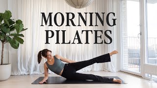 15 MIN MORNING PILATES full body beginner [upl. by Nolat]