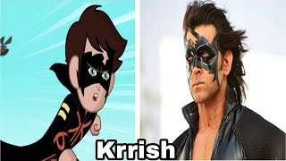 Kid Krrish Movie Cartoon Characters In Real Life All Characters [upl. by Barbi]