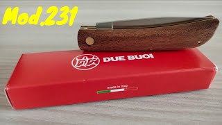 Coltello Due Buoi Mod231 in C70 e Mogano Sapele [upl. by Jaine]