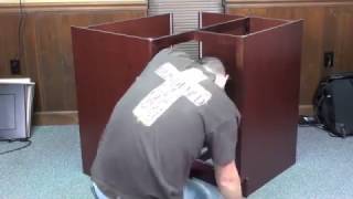 USA CABINETS Forevermark Cabinetry Lazy Susan Base Assembly Part 2 of 3 [upl. by Boelter]