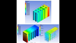 Ansys modeling setup for aircooled battery array [upl. by Hoes]