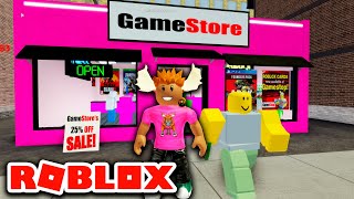 MIN EGEN SPIL BUTIK  Roblox Game Store Tycoon Dansk med DenMandigeElg [upl. by Cassell]