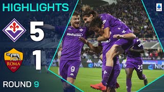 FIORENTINAROMA 51  HIGHLIGHTS  Another big win for the Viola  Serie A 202425 [upl. by Ylrbmik296]