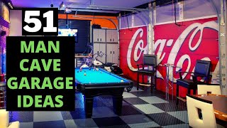 51 MAN CAVE GARAGE IDEAS  INSPIRATION FOR YOUR GARAGE MAN CAVE SETUP [upl. by Hillary]