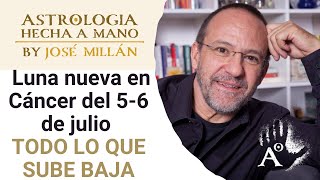 Todo lo que sube baja La astrología de la primera mitad de julio y la luna Nueva del 56 en Cáncer [upl. by Hcab]