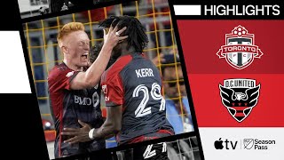 Toronto FC vs DC United  Full Match Highlights  August 31 2024 [upl. by Amolap]