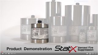 StatX® Fire Suppression in Ingeteco Demonstration [upl. by Ahsei456]