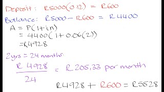 Grade 10 Math Hire purchase agreements  Finance amp Growth [upl. by Merlina634]