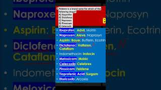 Feldene is a brand name for which of the following drugs [upl. by Hartzke]