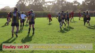 Fawley 1st XV v Lymington Mariners 191024 Clip 11 [upl. by Pepillo]