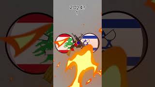 war 20222023 2024 countryballs russia ukraine nato israel lebanon [upl. by Elleinwad]