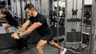 Standing Cable Chest Press [upl. by Ahsotan]