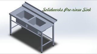 SolidWorks Pre rinse sink [upl. by Oretna]