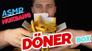 Eating German DONER Box ASMR Mukbang [upl. by Rosane]